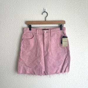 Lucky Brand women’s old favorite jean skirt - NEW - light pink/magenta - size 4